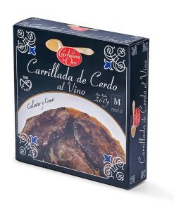 Alternative view of Carrillada de cerdo al vino – Cuchara de oro 260 gr