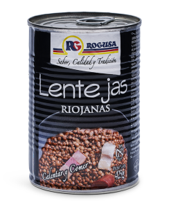 Lentejas riojanas en lata 425 gr