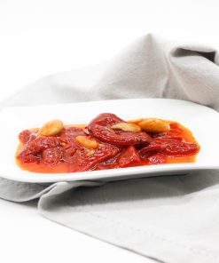 Alternative view of Pimientos al ajillo confitados