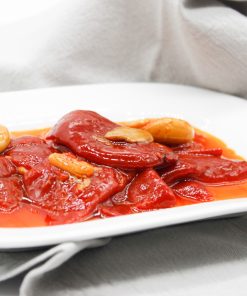 Pimientos al ajillo confitados